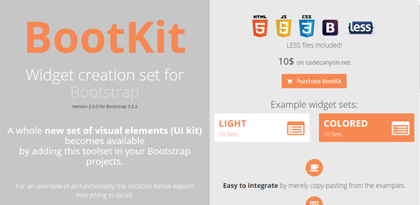 BootKit---Widget-creation-set-for-Bootstrap