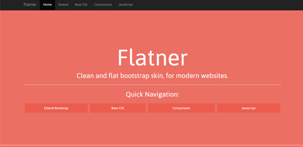 Flatner---Flat-Bootstrap-Skin
